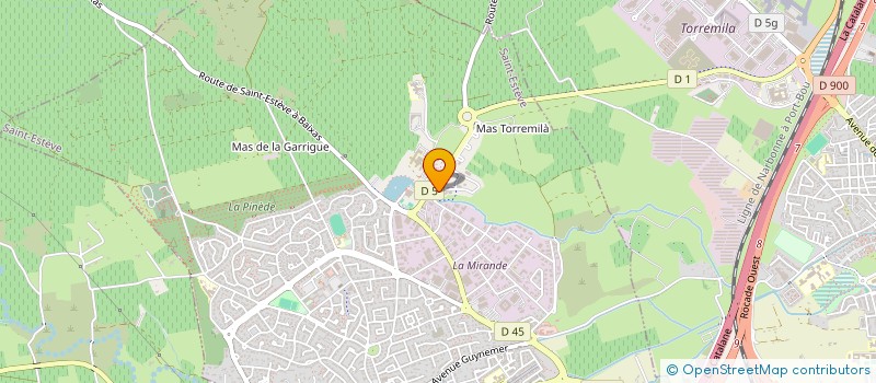 localisation de l'entreprise SOCIETE CIVILE IMMOBILIERE CATS AND CO  SAINT-ESTEVE