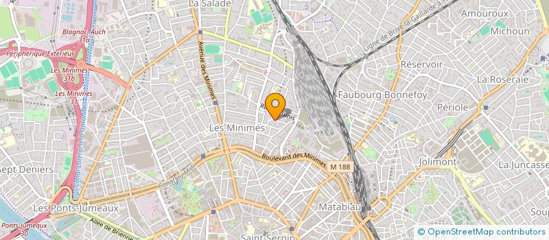 localisation de l'entreprise SOCIETE CIVILE IMMOBILIERE CAVAILLES CABAUD à TOULOUSE