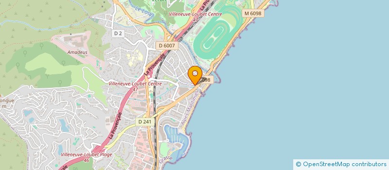 localisation de l'entreprise SOCIETE CIVILE IMMOBILIERE CAVE DU LOUP à VILLENEUVE-LOUBET
