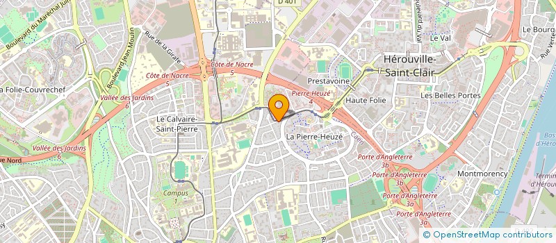 localisation de l'entreprise SOCIETE CIVILE IMMOBILIERE CAVELIER à CAEN