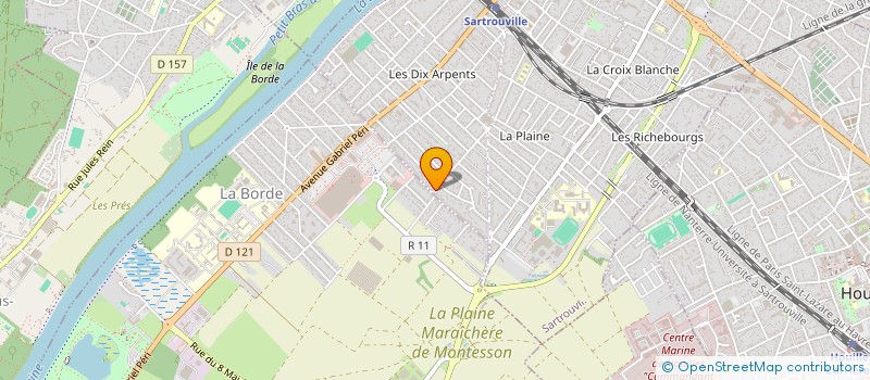 localisation de l'entreprise SOCIETE CIVILE IMMOBILIERE CCBJ  SARTROUVILLE