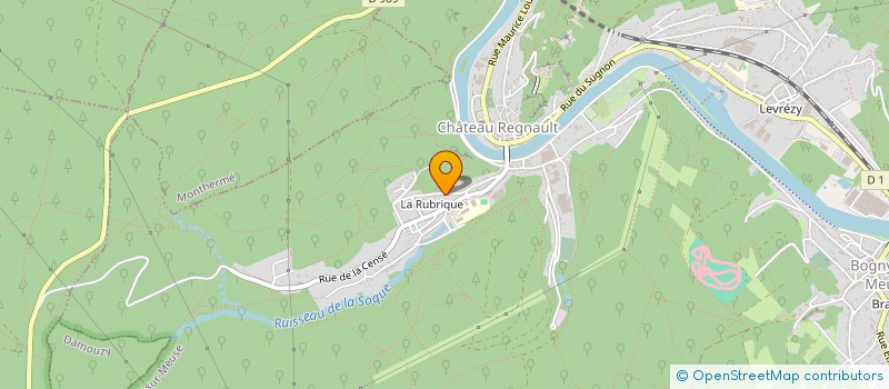 localisation de l'entreprise SOCIETE CIVILE IMMOBILIERE CCFE  BOGNY-SUR-MEUSE