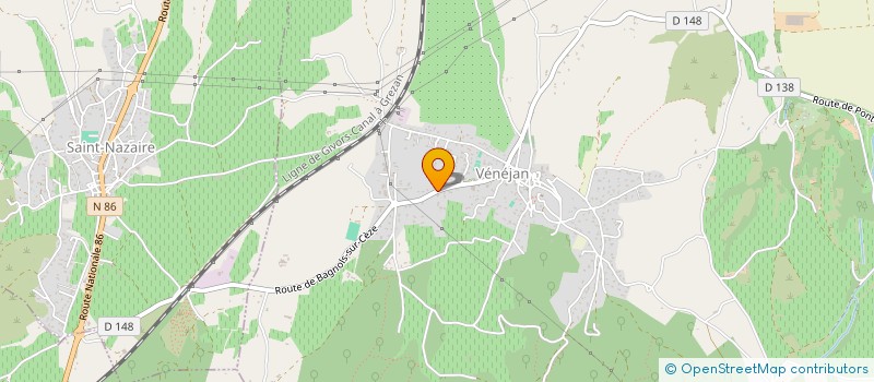 localisation de l'entreprise SOCIETE CIVILE IMMOBILIERE CCNR  VENEJAN