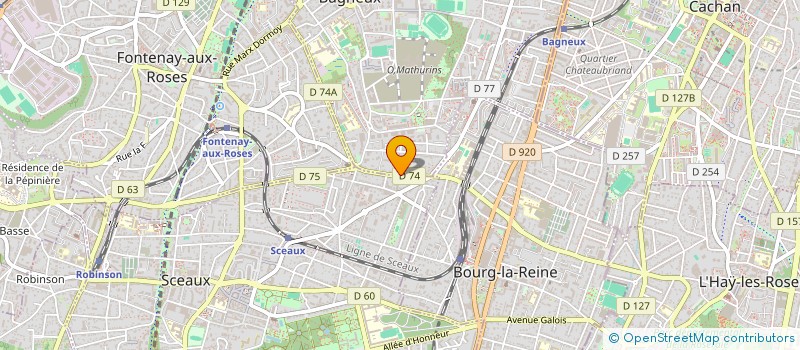 localisation de l'entreprise SOCIETE CIVILE IMMOBILIERE CDC à BAGNEUX