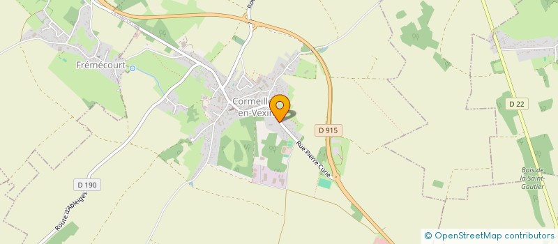 localisation de l'entreprise SOCIETE CIVILE IMMOBILIERE CEDELO  CORMEILLES-EN-VEXIN