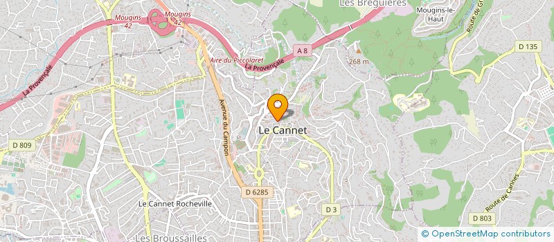 localisation de l'entreprise SOCIETE CIVILE IMMOBILIERE CEJOG à LE CANNET