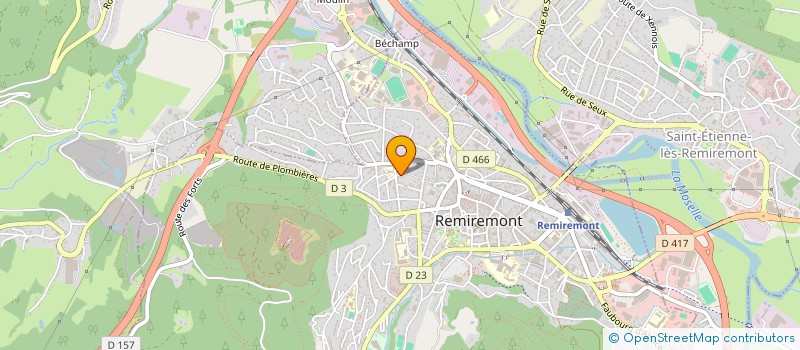 localisation de l'entreprise SOCIETE CIVILE IMMOBILIERE CELARM  REMIREMONT