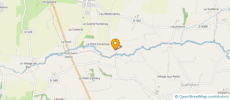 localisation de l'entreprise SOCIETE CIVILE IMMOBILIERE CELESTINE  SAINT-DENIS-LE-VETU