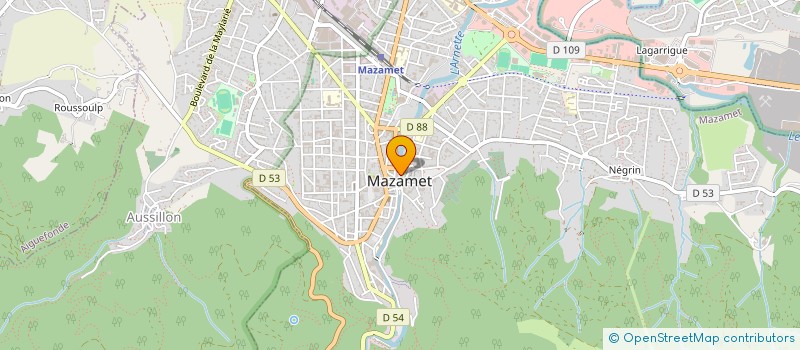 localisation de l'entreprise SOCIETE CIVILE IMMOBILIERE CELIMA  MAZAMET