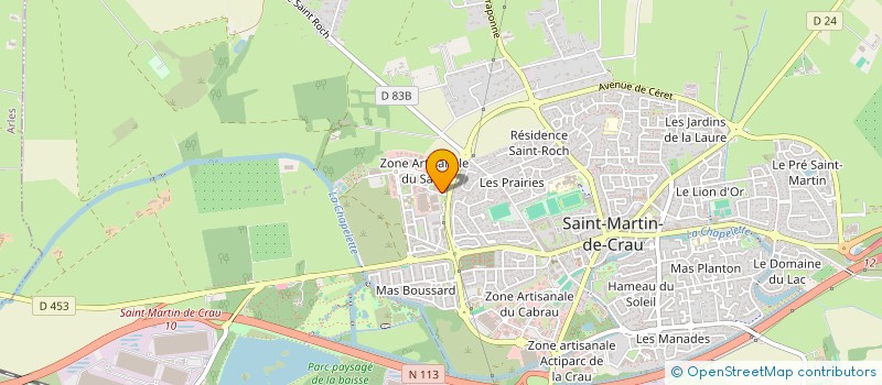 localisation de l'entreprise SOCIETE CIVILE IMMOBILIERE CELMEL à SAINT-MARTIN-DE-CRAU