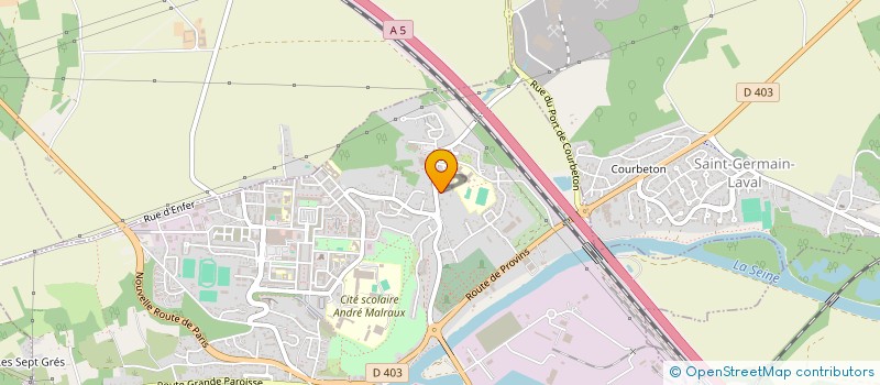 localisation de l'entreprise SOCIETE CIVILE IMMOBILIERE CENTRE D'ACCUEIL à MONTEREAU FAULT YONNE