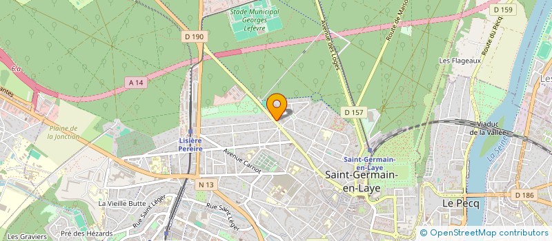 localisation de l'entreprise SOCIETE CIVILE IMMOBILIERE CENTRE MEDICO CHIRURGICAL PRIVE DE SAINT GERMAIN  SAINT-GERMAIN-EN-LAYE