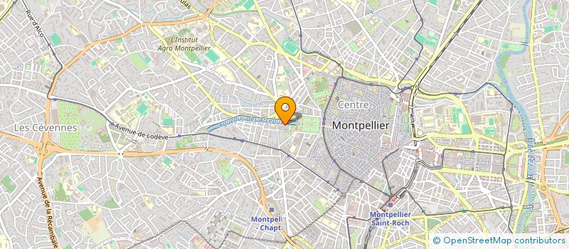 localisation de l'entreprise SOCIETE CIVILE IMMOBILIERE CERF à MONTPELLIER