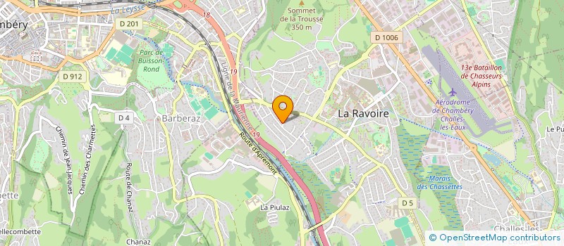 localisation de l'entreprise SOCIETE CIVILE IMMOBILIERE CERISE  LA RAVOIRE