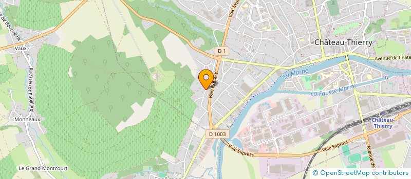localisation de l'entreprise SOCIETE CIVILE IMMOBILIERE CERISE à CHATEAU-THIERRY