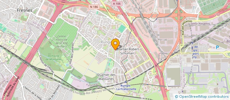 localisation de l'entreprise SOCIETE CIVILE IMMOBILIERE CERRINA RUNGIS à RUNGIS