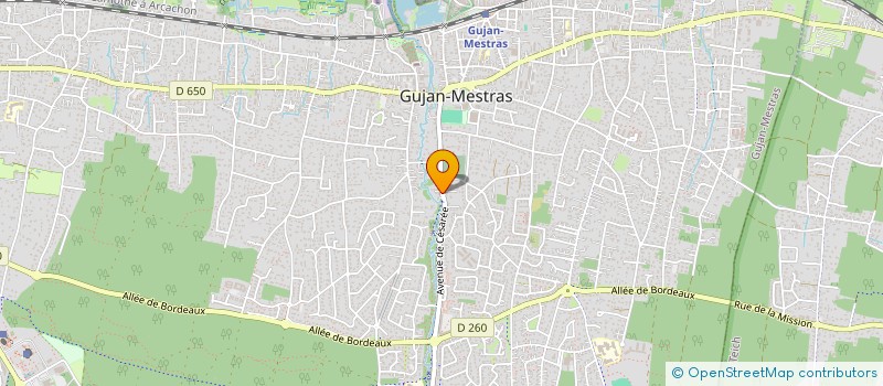 localisation de l'entreprise SOCIETE CIVILE IMMOBILIERE CESARE  GUJAN MESTRAS