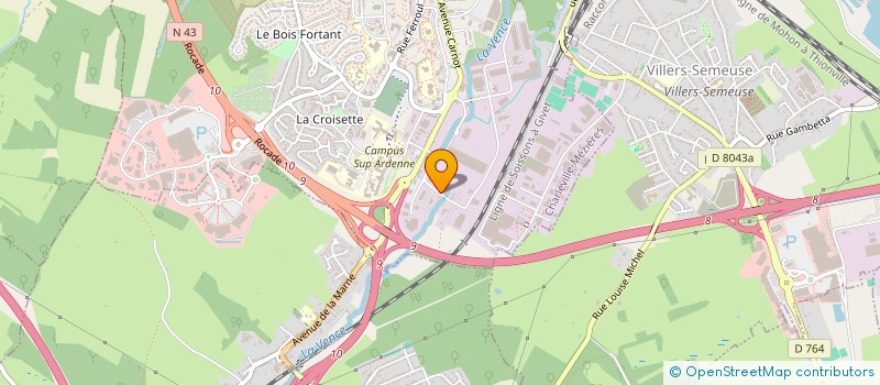 localisation de l'entreprise SOCIETE CIVILE IMMOBILIERE CFD à CHARLEVILLE-MEZIERES