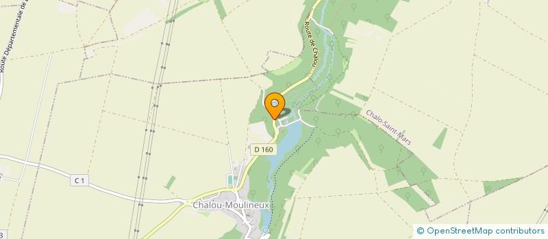 localisation de l'entreprise SOCIETE CIVILE IMMOBILIERE CHAD III  CHALOU-MOULINEUX