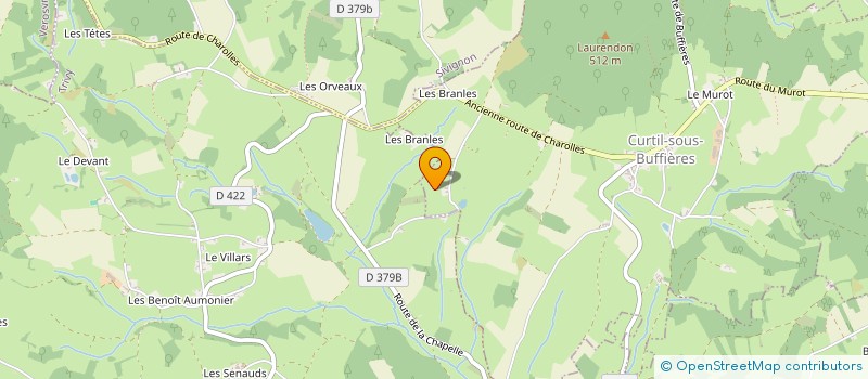 localisation de l'entreprise SOCIETE CIVILE IMMOBILIERE CHADOU  CURTIL-SOUS-BUFFIERES