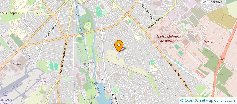 localisation de l'entreprise SOCIETE CIVILE IMMOBILIERE CHALEX  BOURGES