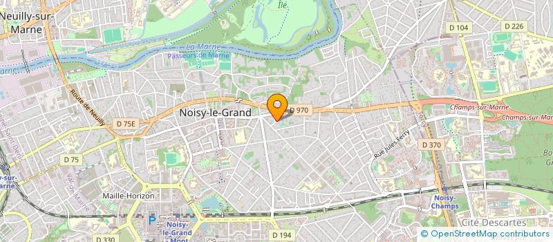 localisation de l'entreprise SOCIETE CIVILE IMMOBILIERE CHAMBARDOU  NOISY-LE-GRAND