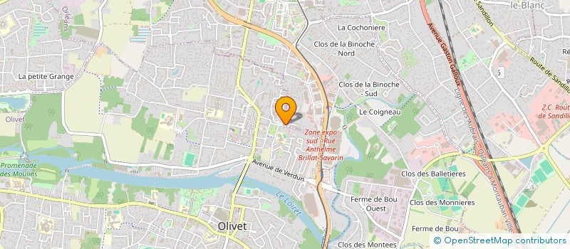 localisation de l'entreprise SOCIETE CIVILE IMMOBILIERE CHAMPOISEAU à ORLEANS