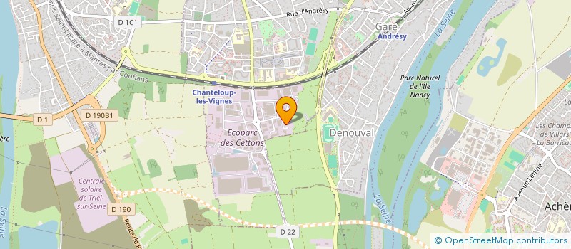 localisation de l'entreprise SOCIETE CIVILE IMMOBILIERE CHANTIER LAJ  CHANTELOUP-LES-VIGNES