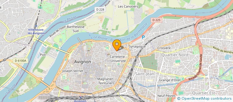 localisation de l'entreprise SOCIETE CIVILE IMMOBILIERE CHANTOISEAU  AVIGNON