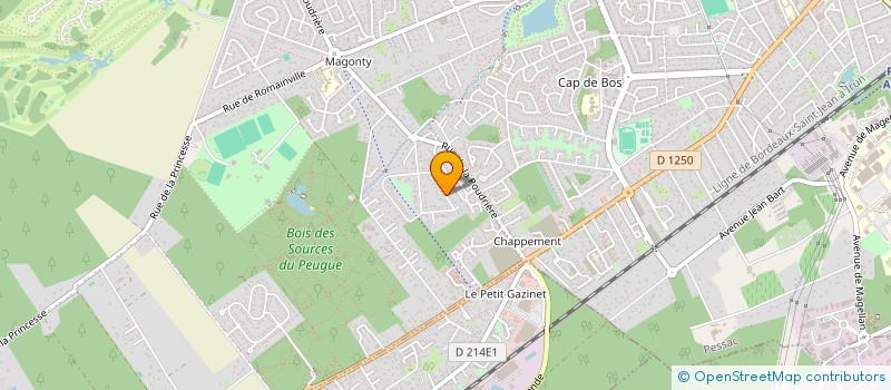 localisation de l'entreprise SOCIETE CIVILE IMMOBILIERE CHANVROT  PESSAC