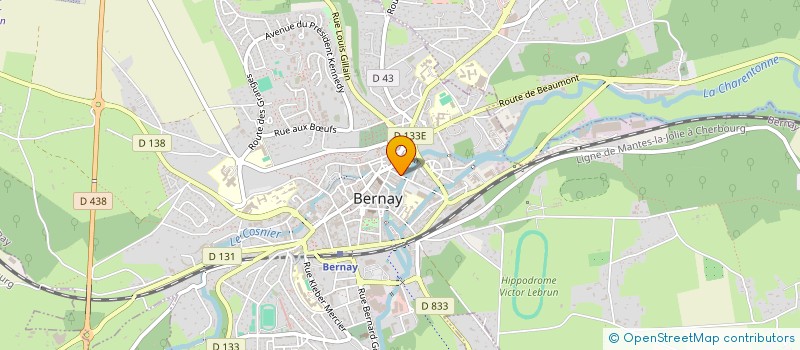 localisation de l'entreprise SOCIETE CIVILE IMMOBILIERE CHAPAD  BERNAY