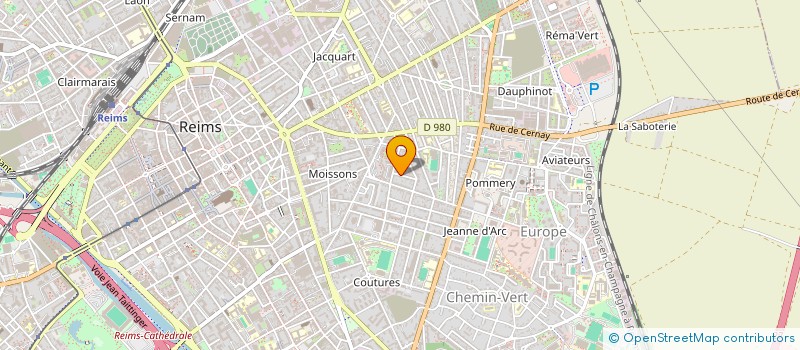 localisation de l'entreprise SOCIETE CIVILE IMMOBILIERE CHAPKA  REIMS