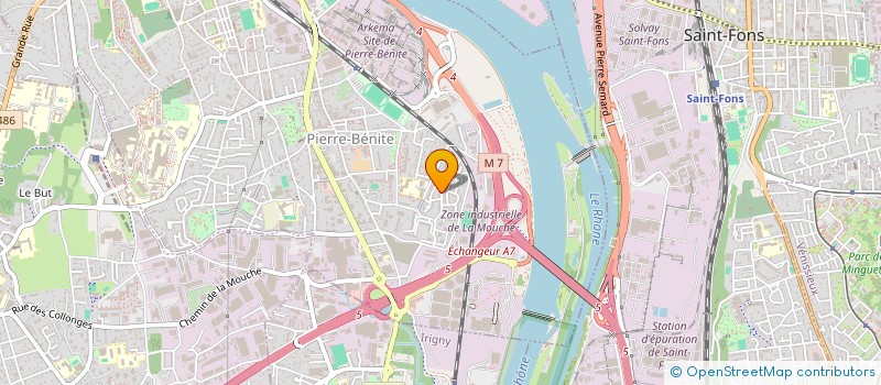 localisation de l'entreprise SOCIETE CIVILE IMMOBILIERE CHARDIGNY  OULLINS-PIERRE-BENITE