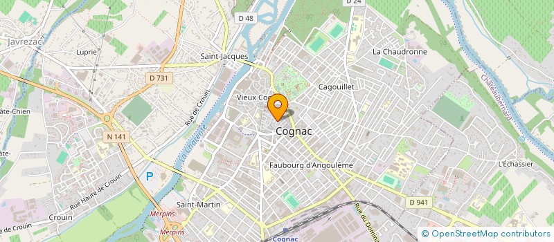 localisation de l'entreprise SOCIETE CIVILE IMMOBILIERE CHARENTEPOITIMMO à COGNAC