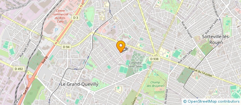 localisation de l'entreprise SOCIETE CIVILE IMMOBILIERE CHARLEMAGNE à LE PETIT-QUEVILLY