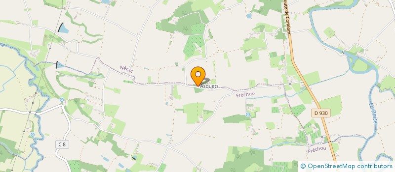 localisation de l'entreprise SOCIETE CIVILE IMMOBILIERE CHASSE ET LOISIRS  NERAC