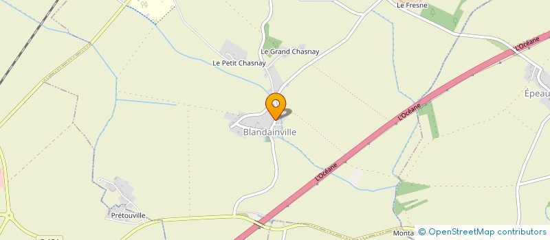 localisation de l'entreprise SOCIETE CIVILE IMMOBILIERE CHATEAU DE BEAUROUVRE à BLANDAINVILLE