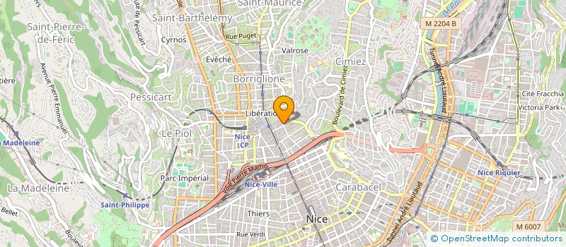 localisation de l'entreprise SOCIETE CIVILE IMMOBILIERE CHATEAUNEUF 1 à NICE