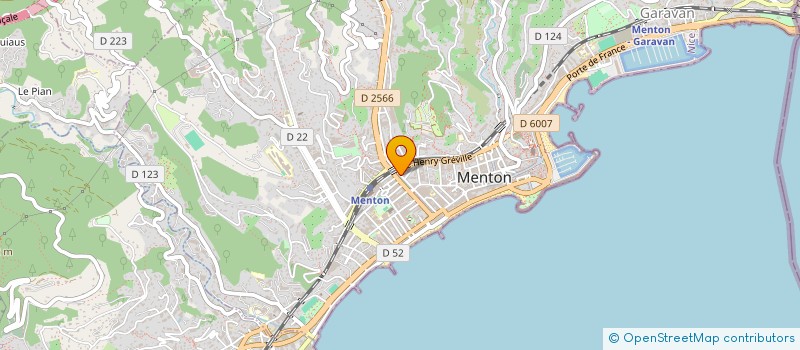 localisation de l'entreprise SOCIETE CIVILE IMMOBILIERE CHATEAUNEUF à MENTON