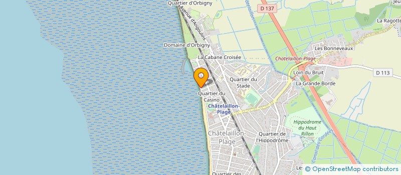 localisation de l'entreprise SOCIETE CIVILE IMMOBILIERE CHAVAN  CHATELAILLON-PLAGE