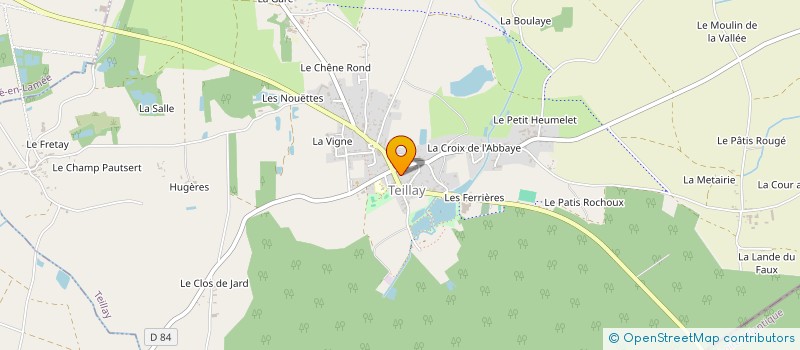 localisation de l'entreprise SOCIETE CIVILE IMMOBILIERE CHEMALU  TEILLAY