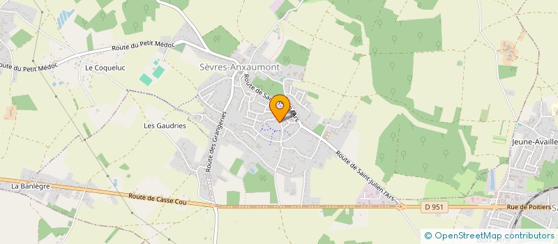 localisation de l'entreprise SOCIETE CIVILE IMMOBILIERE CHEMIN DE SAVIGNY  SEVRES-ANXAUMONT