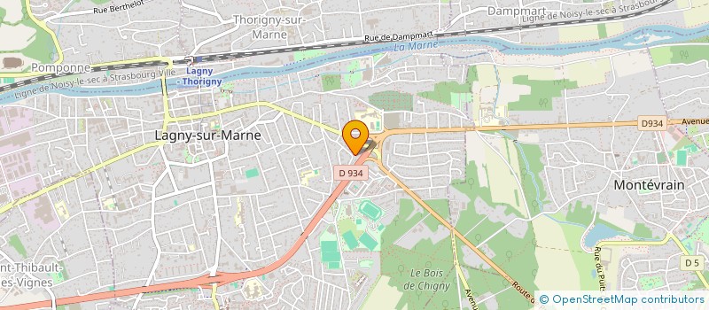 localisation de l'entreprise SOCIETE CIVILE IMMOBILIERE CHEZ JASMIN  LAGNY-SUR-MARNE