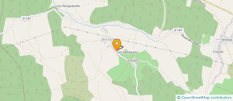 localisation de l'entreprise SOCIETE CIVILE IMMOBILIERE CHLOMANDINE  BOUQUET