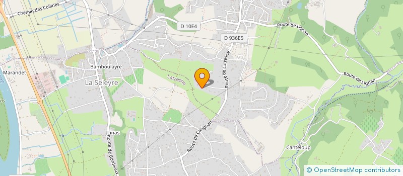 localisation de l'entreprise SOCIETE CIVILE IMMOBILIERE CHOUETTE TUDY  CARIGNAN-DE-BORDEAUX