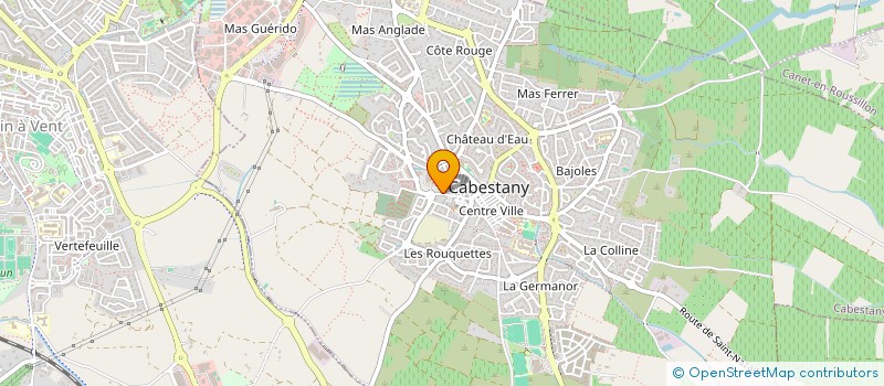 localisation de l'entreprise SOCIETE CIVILE IMMOBILIERE CHRISAL  CABESTANY