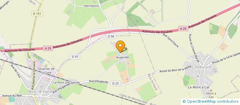 localisation de l'entreprise SOCIETE CIVILE IMMOBILIERE CHRISTELLE  BOSC-LE-HARD