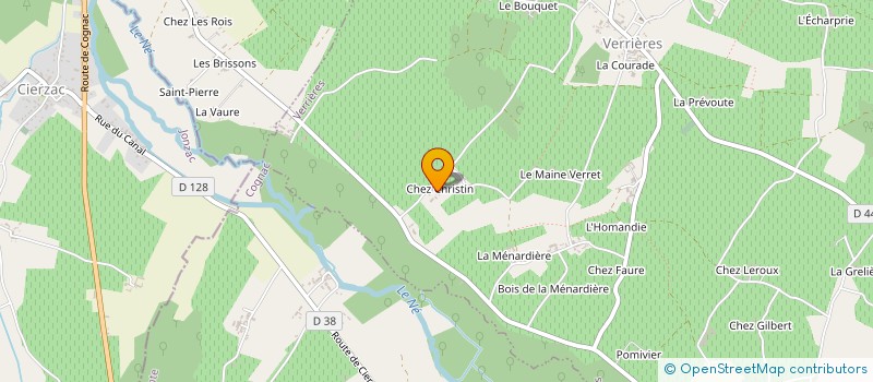 localisation de l'entreprise SOCIETE CIVILE IMMOBILIERE CHRISTHALVIE à VERRIERES