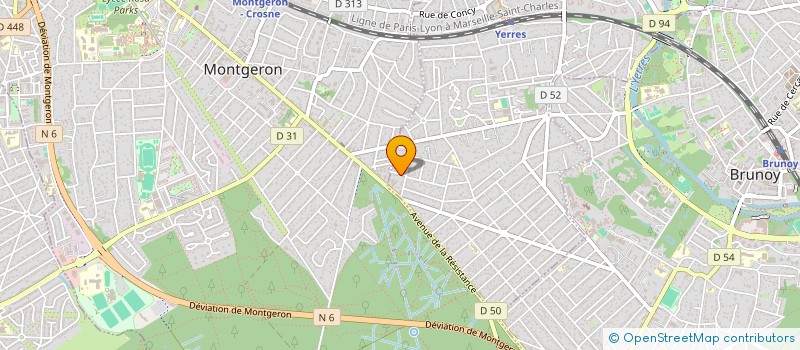 localisation de l'entreprise SOCIETE CIVILE IMMOBILIERE CHRISTODINE  YERRES