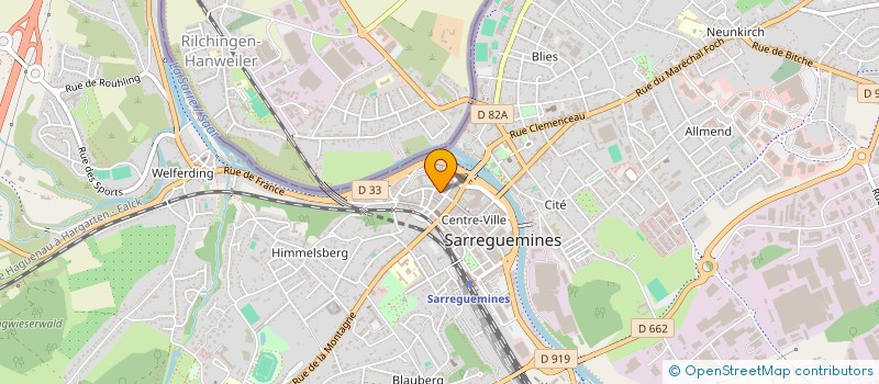 localisation de l'entreprise SOCIETE CIVILE IMMOBILIERE CHRISTOL à SARREGUEMINES